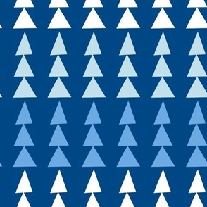 Triangle Trees - Blue // Large