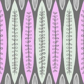 Mambo ~ pink on grey