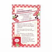 currant jelly tea towel