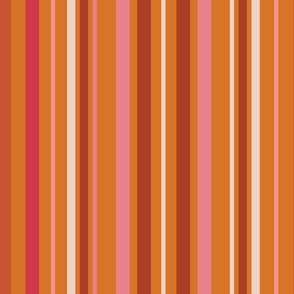 Fall Stripes - Pink