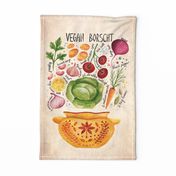 Vegan Borscht Vintage Recipe