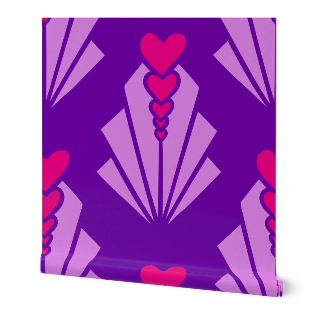 Zozzled Hearts - Purple