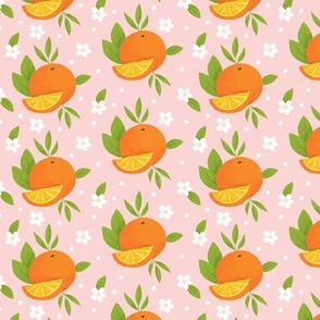 Oranges And Blossoms - Pink
