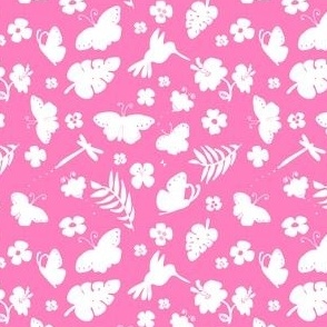 Garden Silhouette - Pink