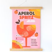 Retro Aperol Spritz Recipe for Two on Pink