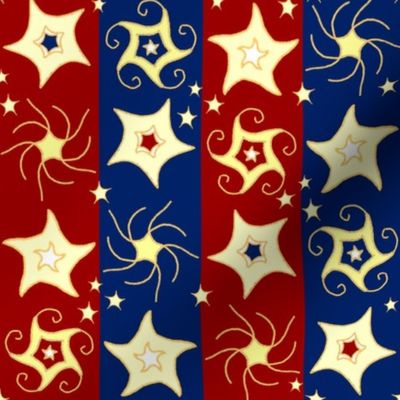 Embroidered_Swirling_and_Twilling_Stars_on_Stripes_C