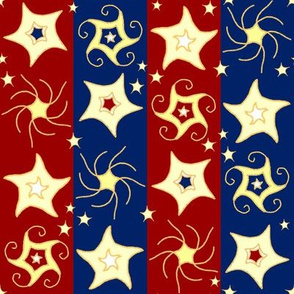Embroidered_Swirling_and_Twilling_Stars_on_Stripes_C