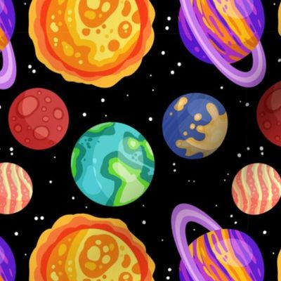 Outer Space Plant Fabric