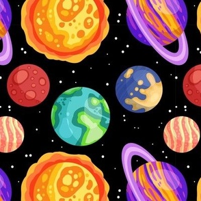 Outer Space Plant Fabric