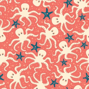 Octopus - Red (Medium)