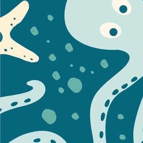 Octopus - Blue  (Large)