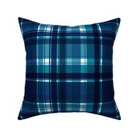 Navy Artic Plaid Large Scale