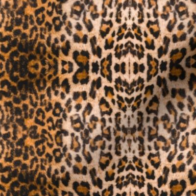 Cheetah Leopard Fur Pattern Smaller Scale