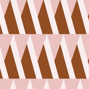 Doing What Triangles Can Jumbo | Brown & Pink