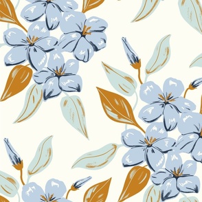 1940s Cozy Tropical Floral