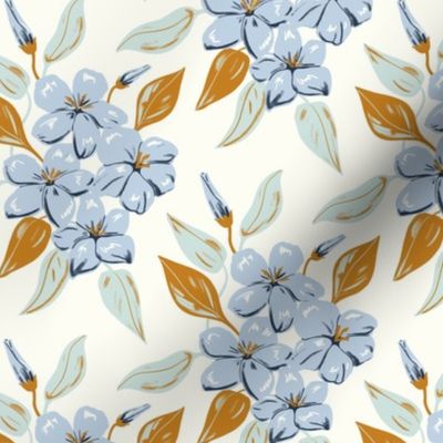 1940s Cozy Tropical Floral Small