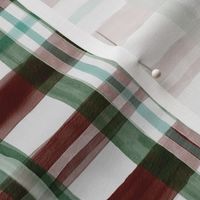 Christmas Plaid Tartan Check Green Red