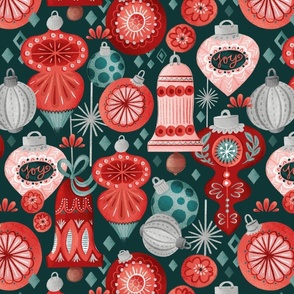 Vintage Christmas Pattern2 DH