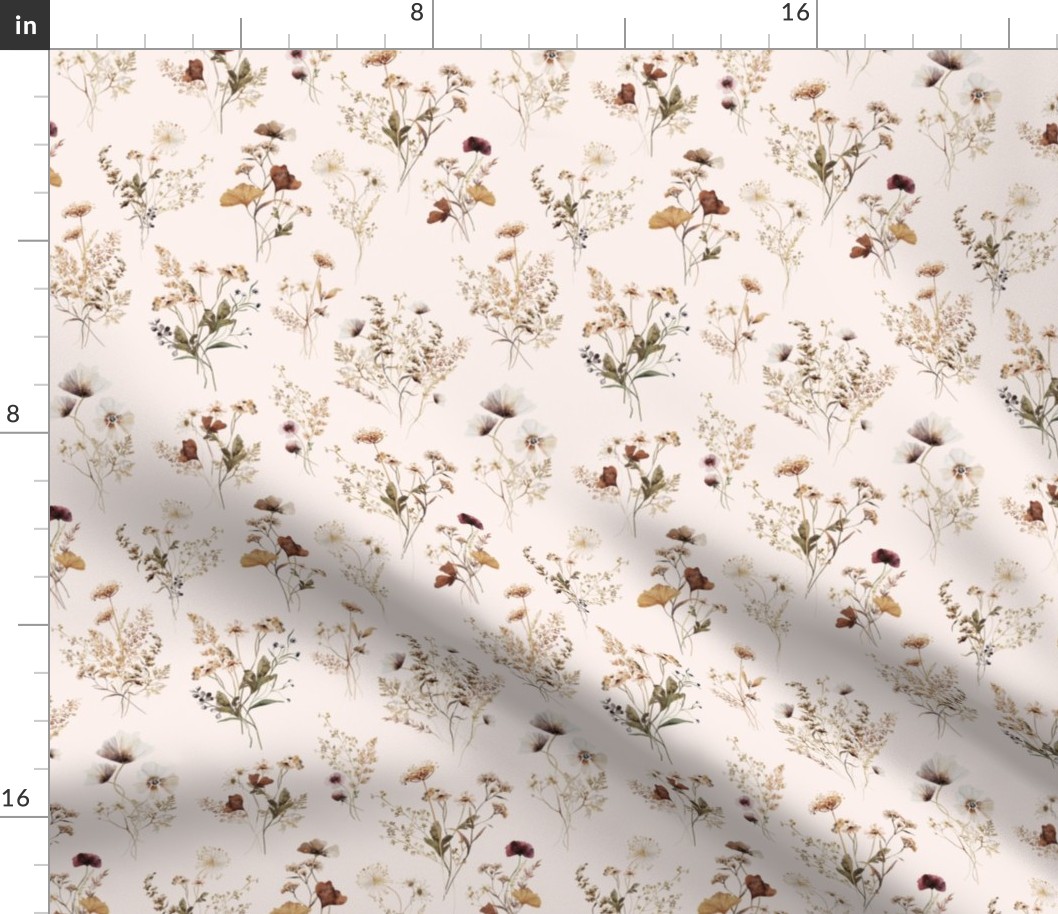 Infatuation Vintage Valentine Florals / Almond