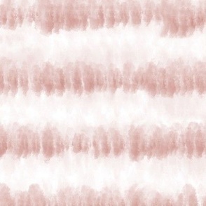 Dusty Pink Tie Dye Stripe (Small Scale)