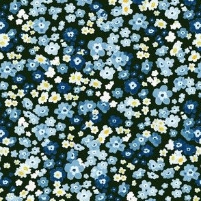 Mille fleur blue