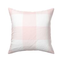 Gingham 4-INCH: Large Scale Pink Gingham Check, Buffalo Check, Buffalo Plaid