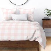 Gingham 4-INCH: Large Scale Pink Gingham Check, Buffalo Check, Buffalo Plaid