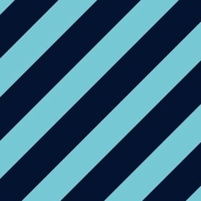 Blue Sea Diagonal Stripes
