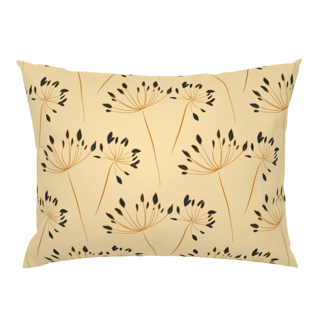 Retro dandelion beige