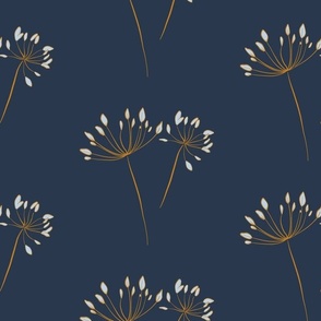 White blown dandelion 2K wallpaper download