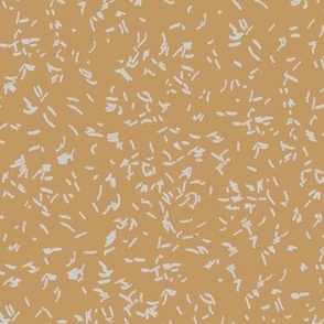 Chocolate sprinkles abstract rice minimalist confetti spots animals print texture neutral nursery gray on mustard camel yellow