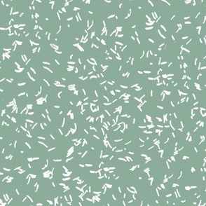 Chocolate sprinkles abstract rice minimalist confetti spots animals print texture neutral nursery white on forest mint green sage spring