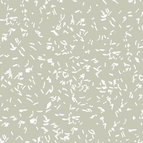 Chocolate sprinkles abstract rice minimalist confetti spots animals print texture neutral nursery white on soft mist green sage