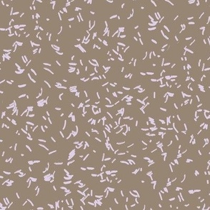 Chocolate sprinkles abstract rice minimalist confetti spots animals print texture neutral nursery soft lilac powder on latte beige brown