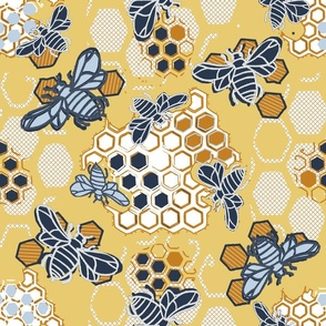 bees multiple with nature lt gold