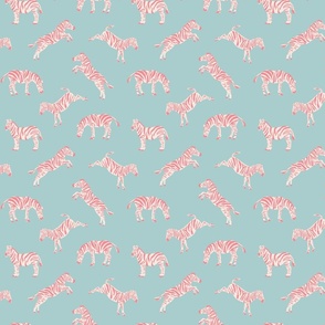 Zebra - Pink Stripes  (Small)