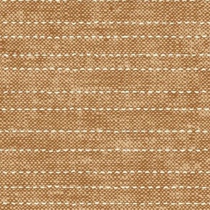stitched stripes - golden brown - striped home decor - LAD21