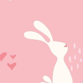 Sweet Bunnies - Pink  (Large)
