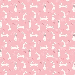 Sweet Bunnies - Pink  (Small)