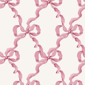 Pink bows and ribbons 