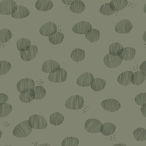 Line Art Dots | olive | Small