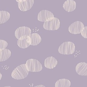 Line Art Dots | lavender | Large