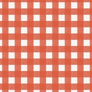 buffalo check // red