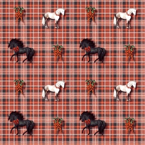 Christmas Ponies and Plaid