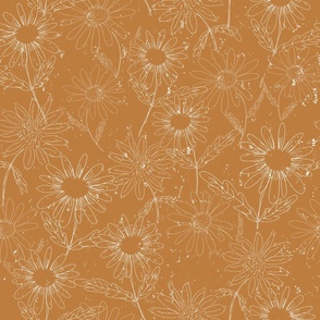 APRIL DAISY SIMPLE CREAM ON PUMPKIN-01