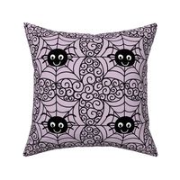 Spooky sweet spiders - lilac
