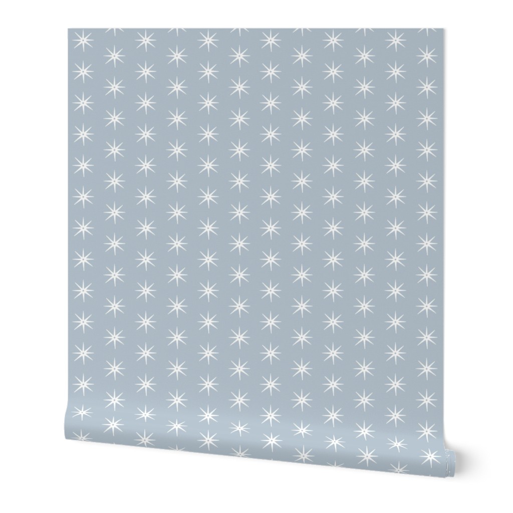 Soft Blue AND white STARS