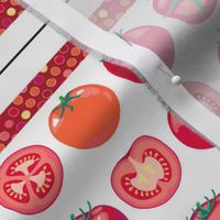 Play kitchen accessories - tomato polka