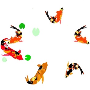 KOI LILY LEAVES REPEAT x4 spnflwr fini