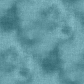 Faux Sheeny Teal - linen texture 